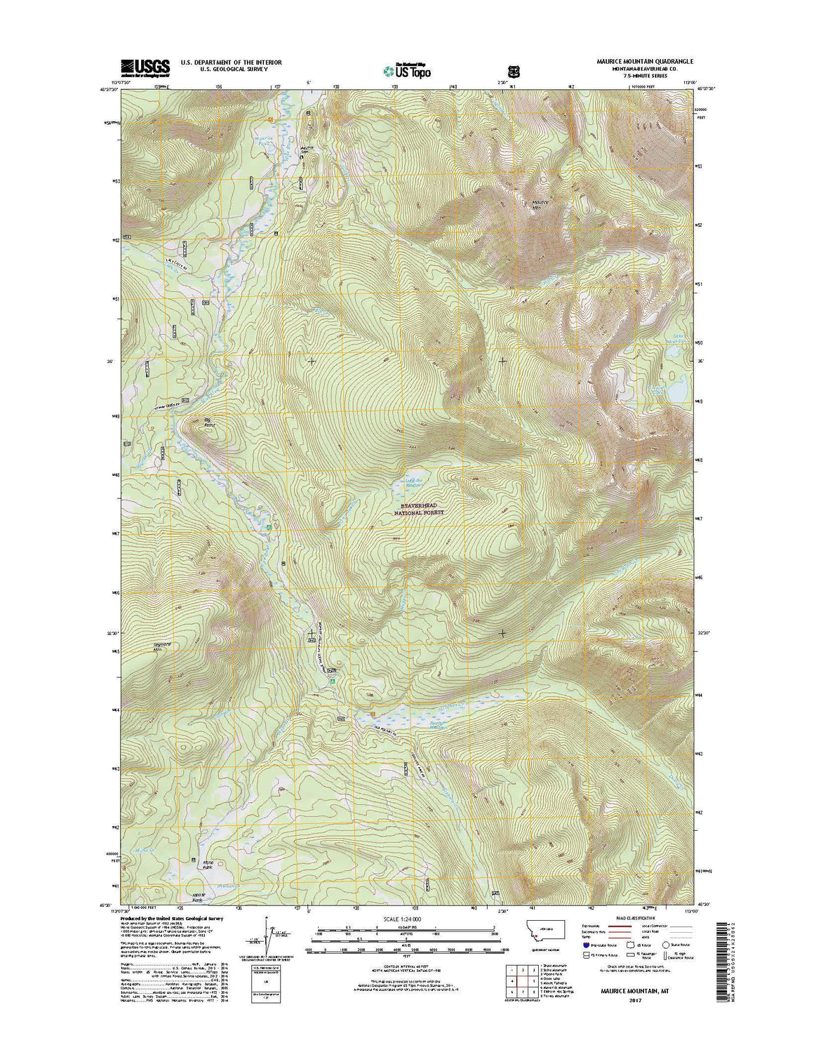 Maurice Mountain, MT