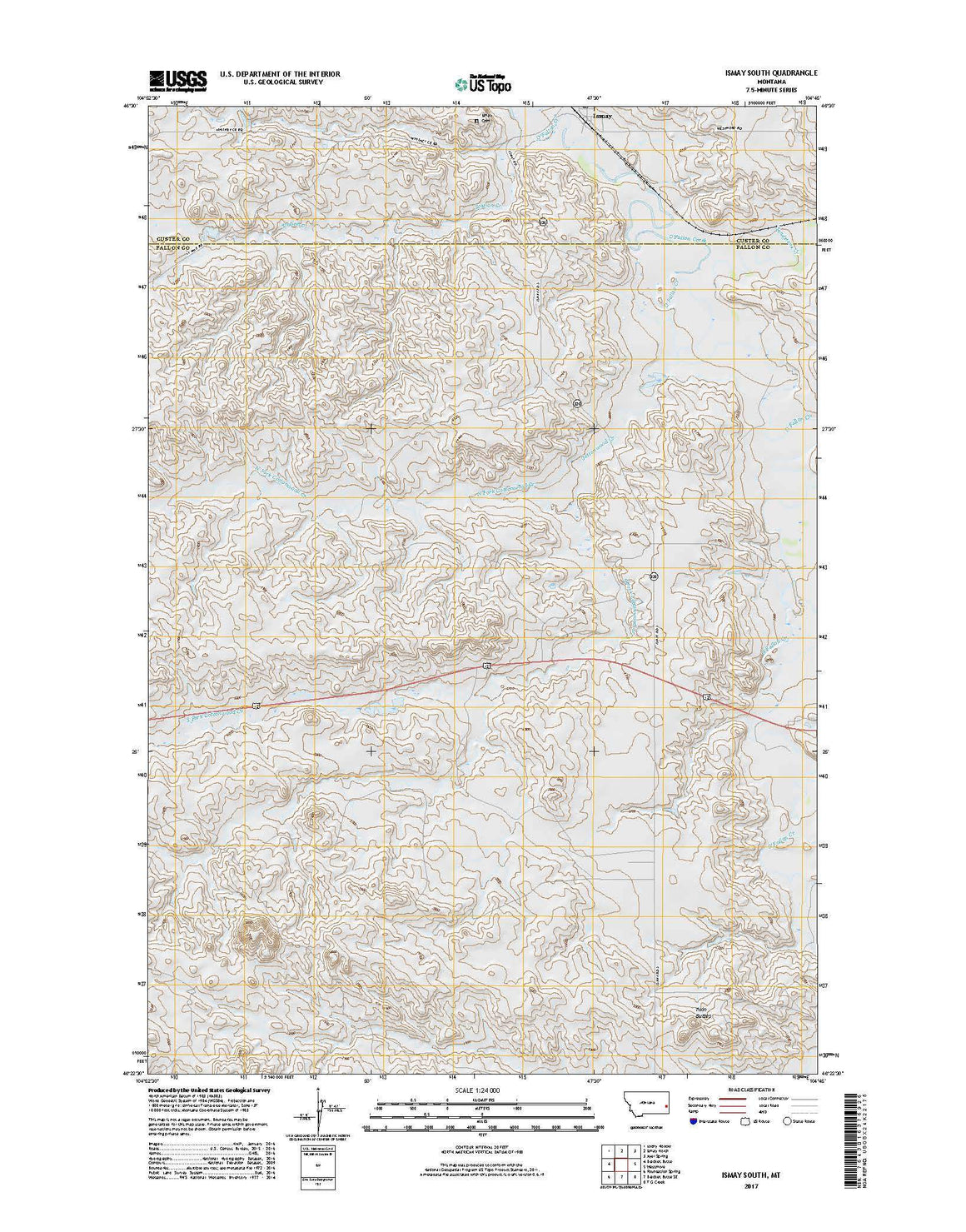 Ismay South, MT