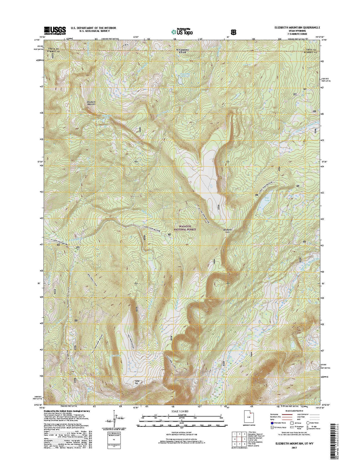 Elizabeth Mountain, UT-WY