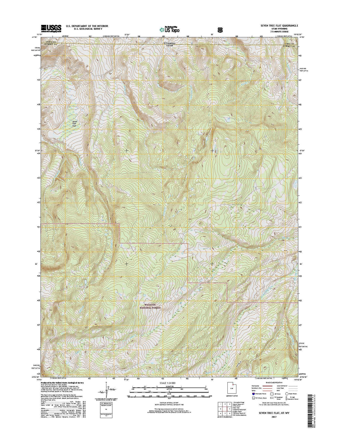 Seven Tree Flat, UT-WY