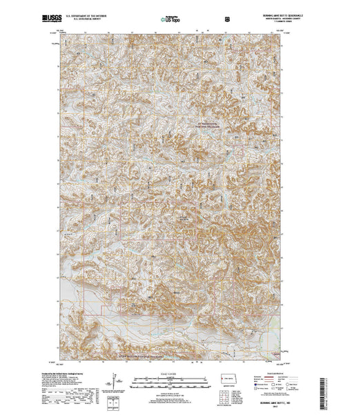 Burning Mine Butte, ND