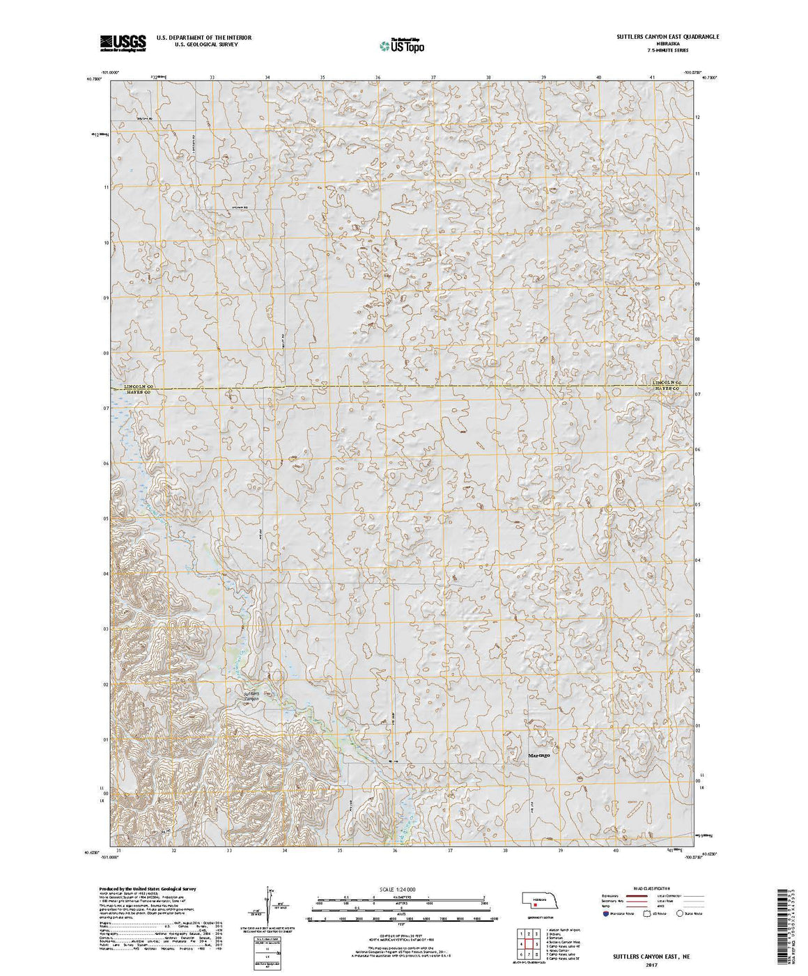 Suttlers Canyon East, NE