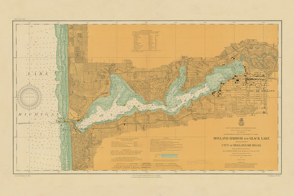 Holland Harbor and Black Lake 1912