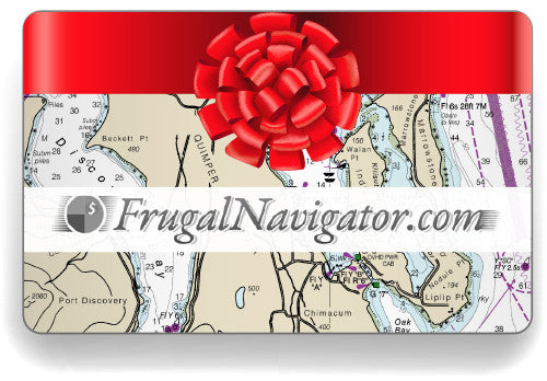 Nautical Chart Gift Cards